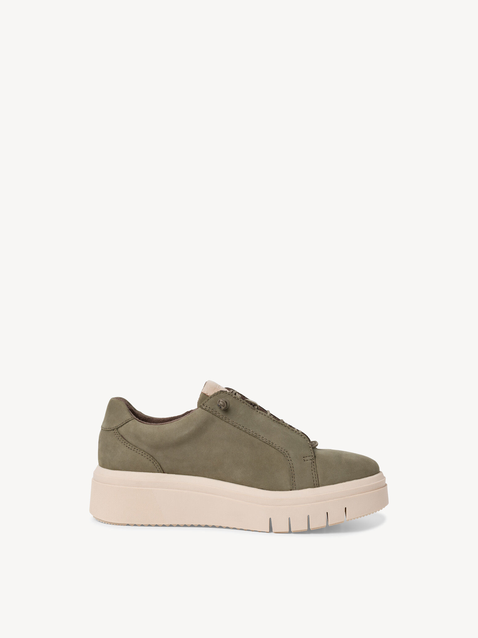 Basket en cuir - vert