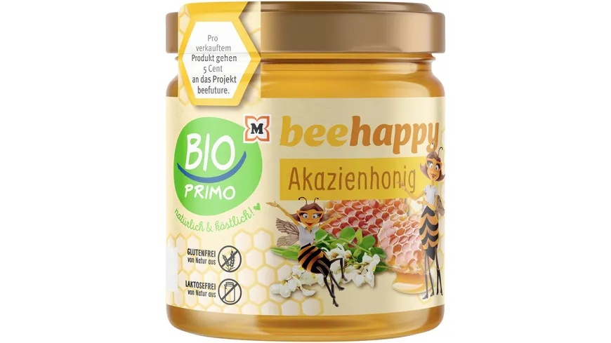 BIO PRIMO Bio beehappy Akazienhonig 250 g