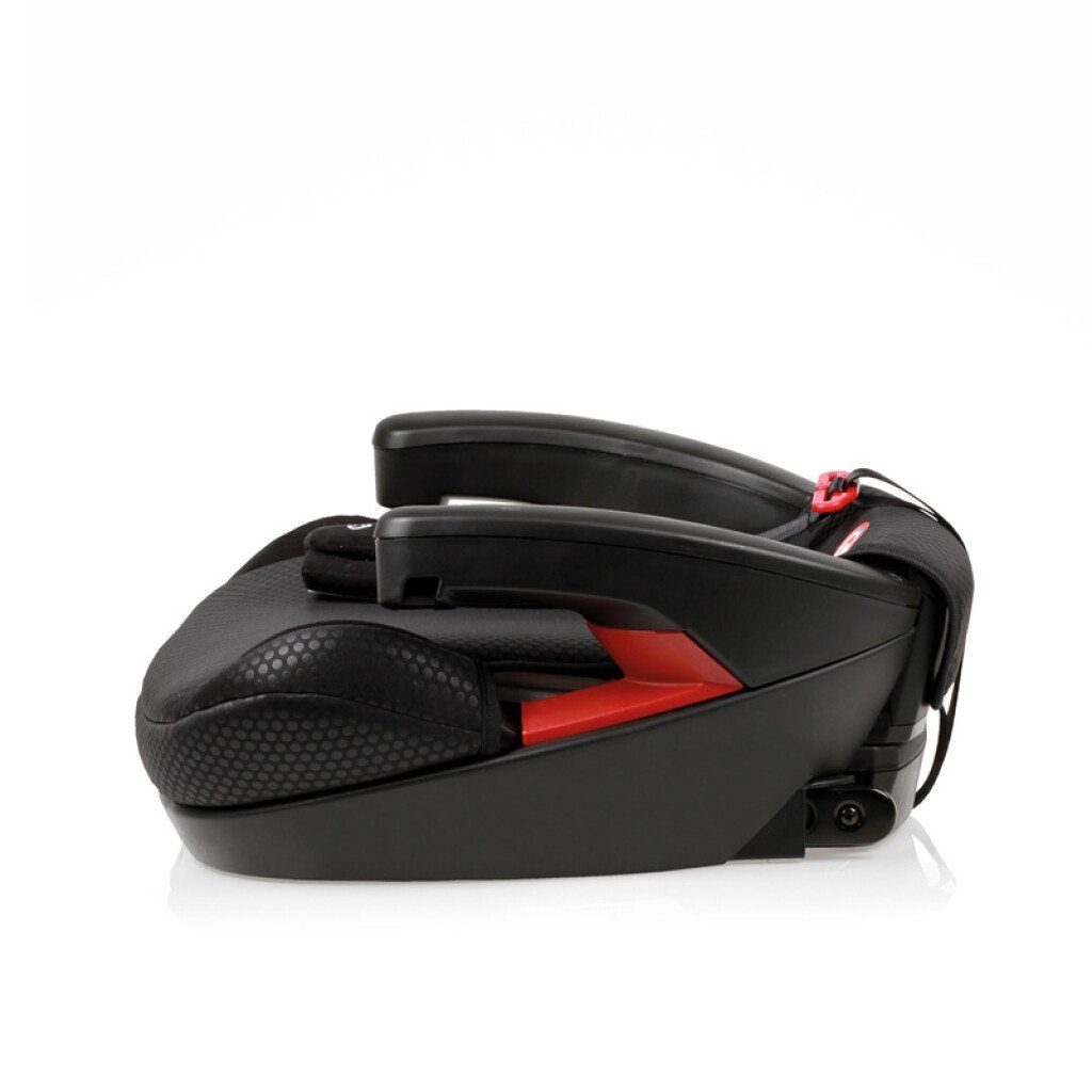 capsula® Autokindersitz Kindersitzerhöhung Isofix Sitzerhöhung + Gurtführung (15-36kg) schw