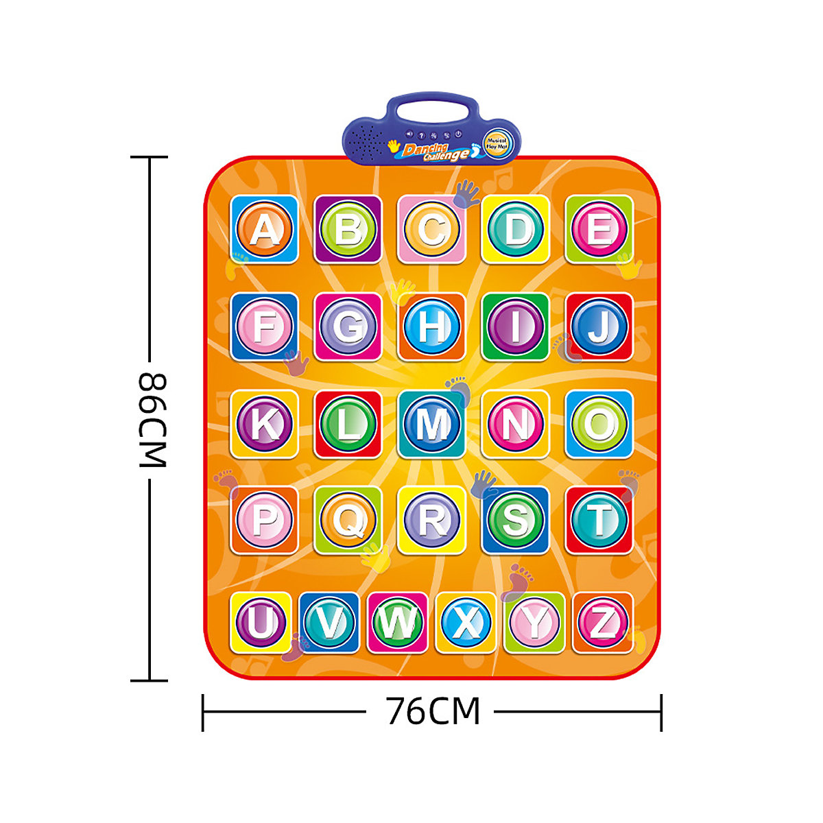 Tanzmatte Musikmatte Buchstaben Lernen Tanzmatten für Kinder