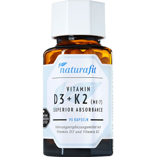 NATURAFIT Vitamin D3 K2 MK-7 superior absorb.Kaps.  90 St  Kapseln