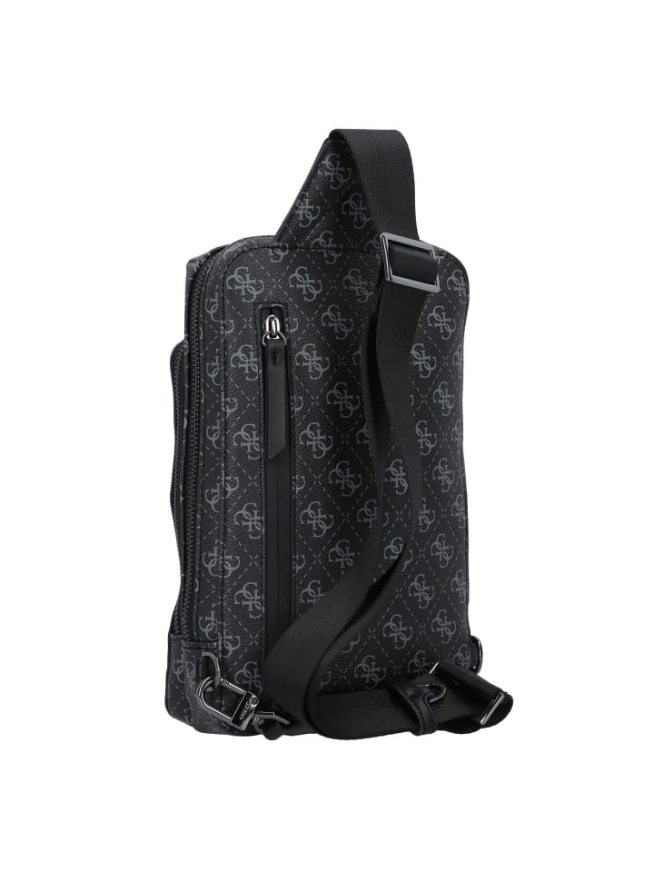 Guess Milano Umhängetasche 33 cm in dark black günstig kaufen onesize