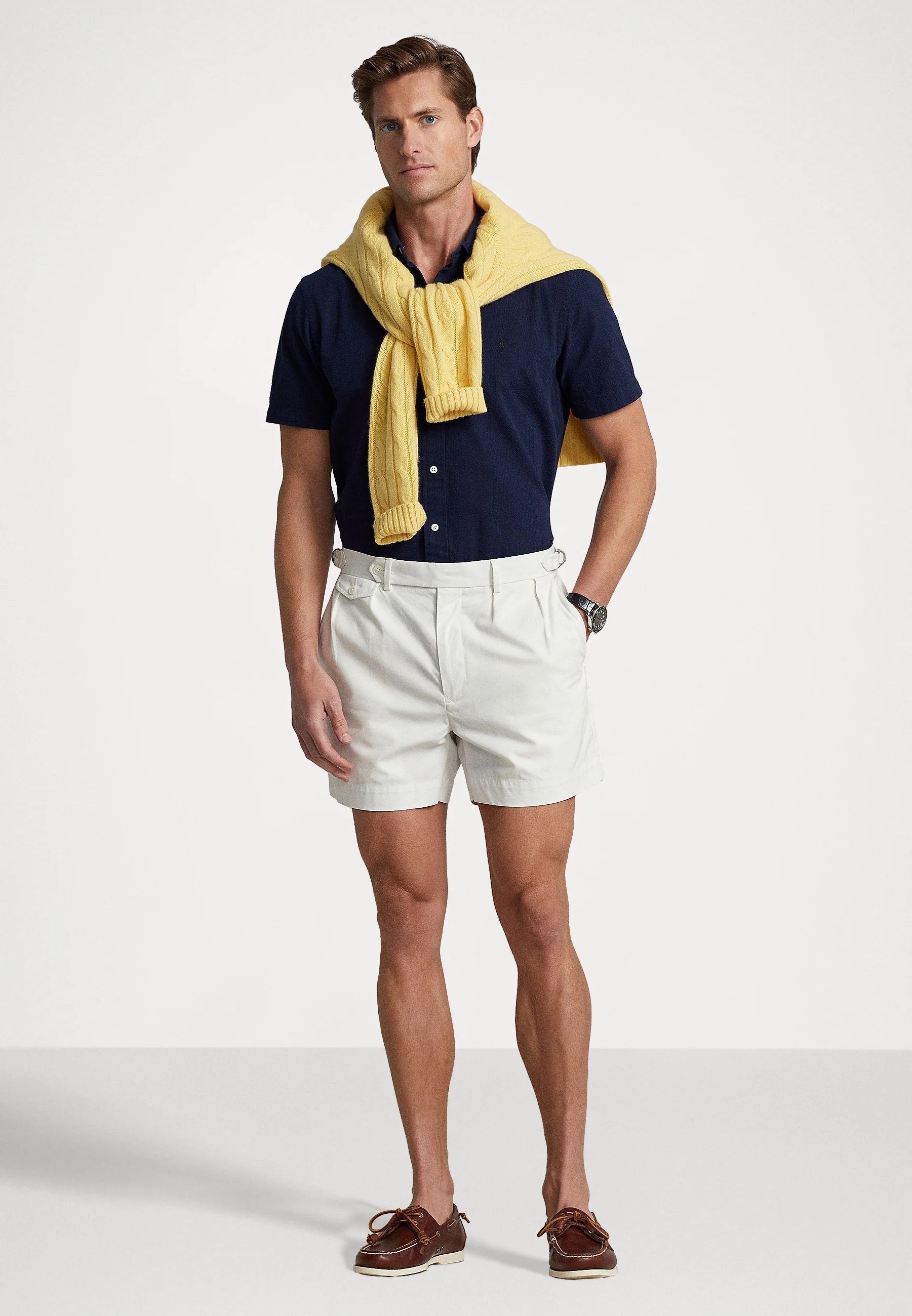 Camisa de seersucker de corte personalizado de Polo Ralph Lauren - Camisa