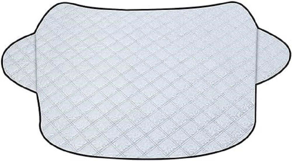 YUHRO Autosonnenschutz Abdeckung der Windschutzscheibe, Sonnenschutzdach aus Aluminiumfolie., 143 x 93 cm, Staubdicht, regensicher, frostsicher, wasserdicht,zusammenklappbar