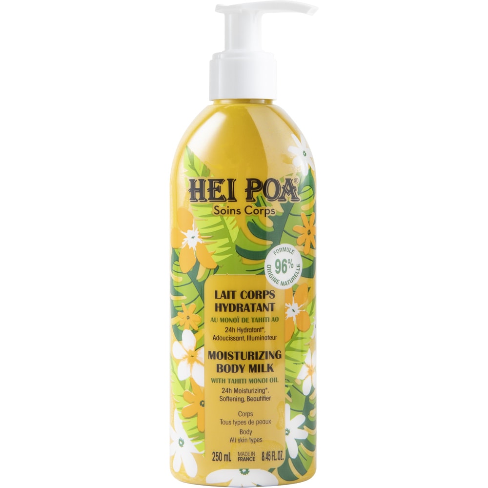 Hei Poa Gel douche hydratant au monoï de TahitiAO 250ML Lait Hydratant Corps