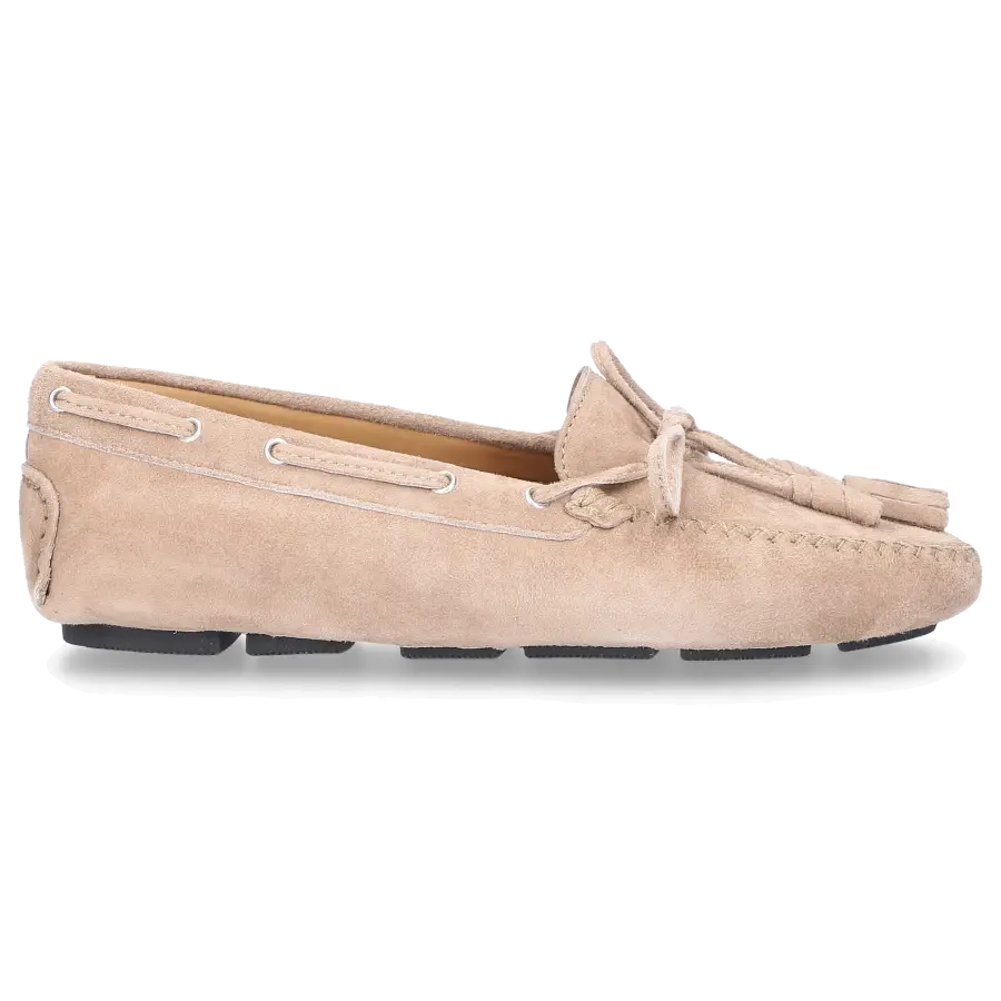 EN AVANT - Loafer 121 Veloursleder - beige