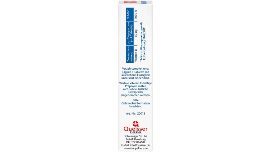 Doppelherz Vitamin D3 2000 I.E.