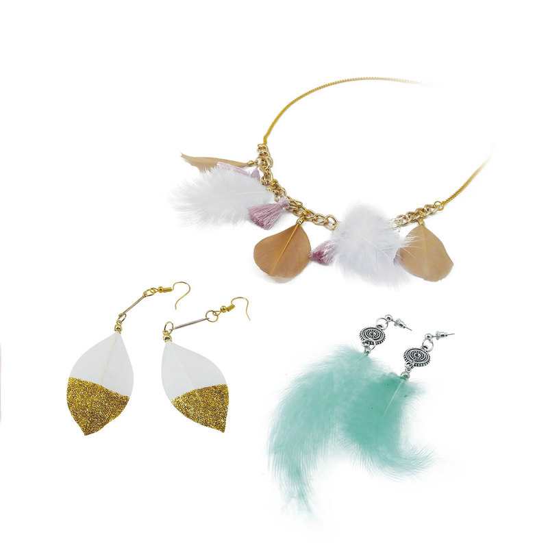 Coffret bijoux plumes Be Teens