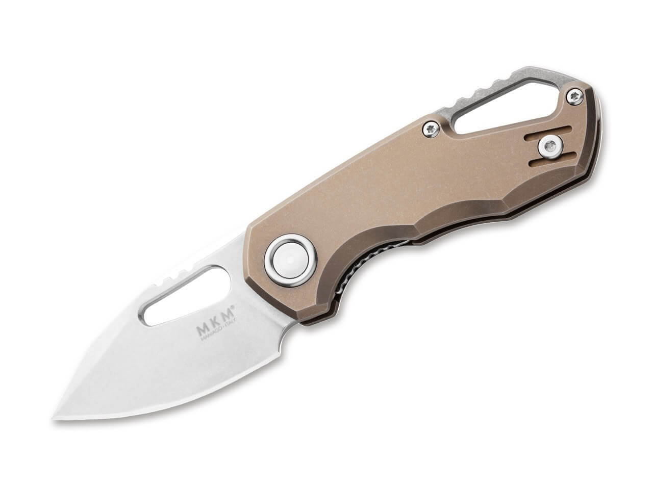 Isonzo M390 Clippoint Titanium Bronze