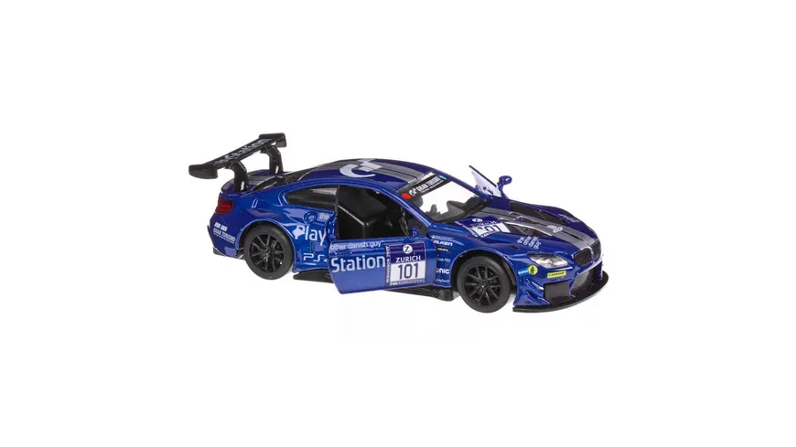 Müller - Toy Place - 1:43 Modellauto mit Rückzugmotor, verschied. Modelle, sortiert