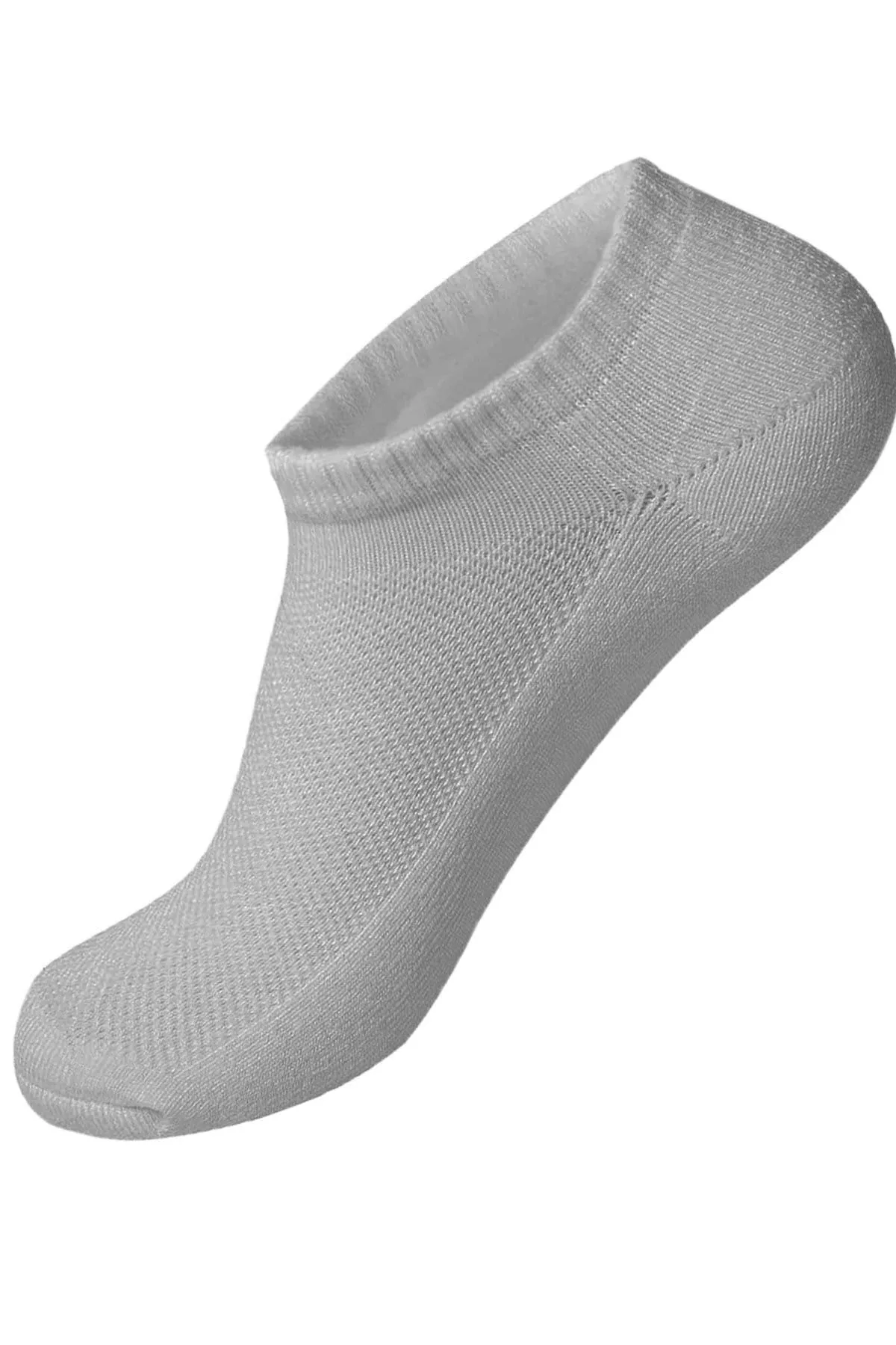 SOYTEMİZ  Unisex-Sportsocken aus grauer Baumwolle, 8 Paar