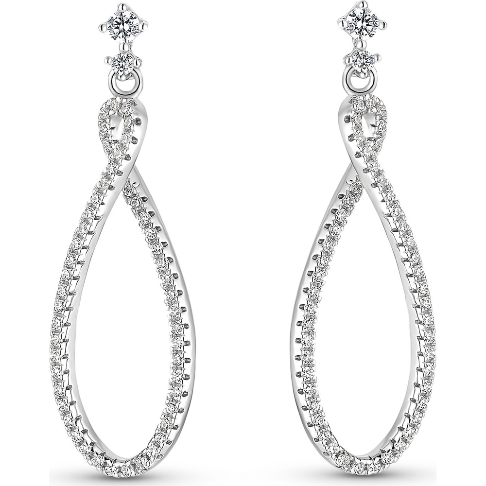 FAVS Boucles d'oreilles 925 Argent Boucles d'oreilles