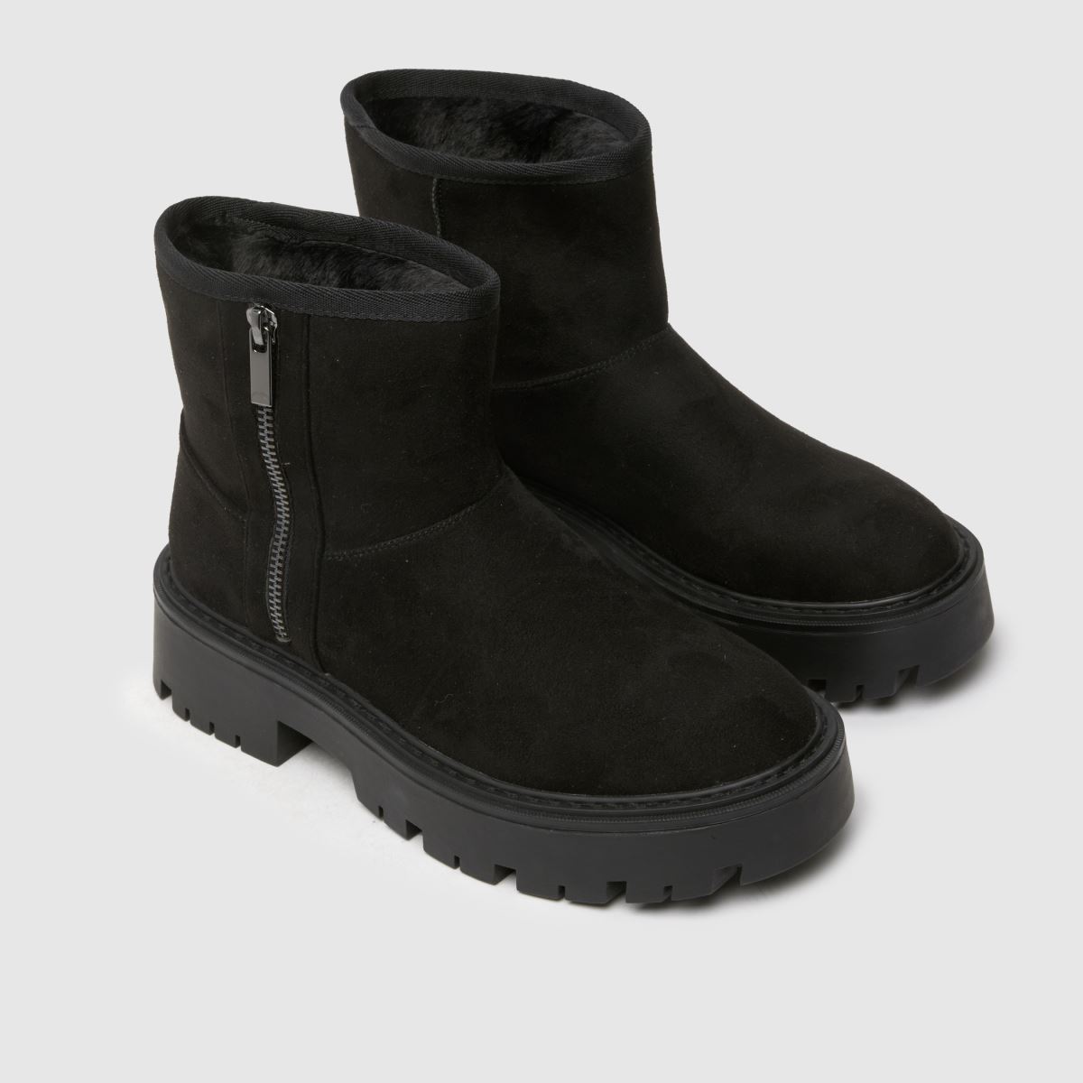 Schuh Carman műszőrme csizma fekete színben