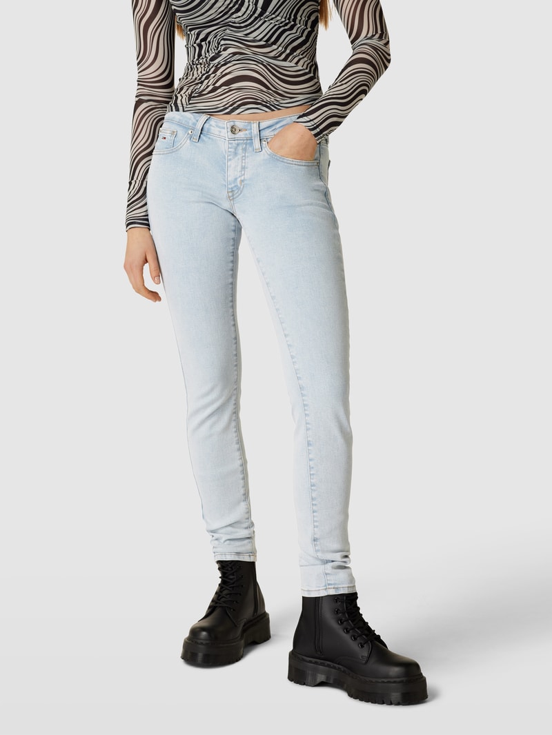 Skinny Fit Jeans mit Stretch-Anteil Modell 'SOPHIE' in hellblau