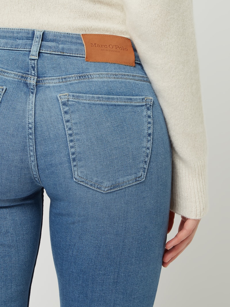 Slim Fit Jeans mit Stretch-Anteil Modell 'Alby' in jeans