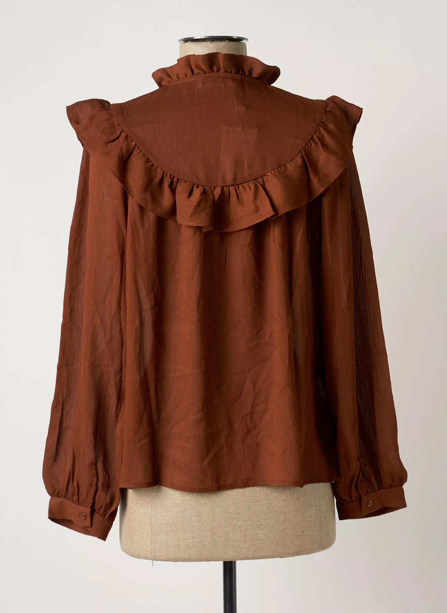 Mango Chemisiers Femme couleur marron