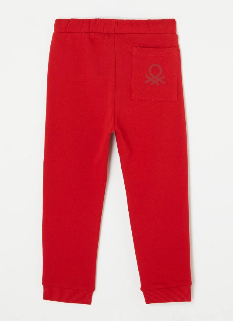 Pantaloni de trening Benetton slim fit cu logo