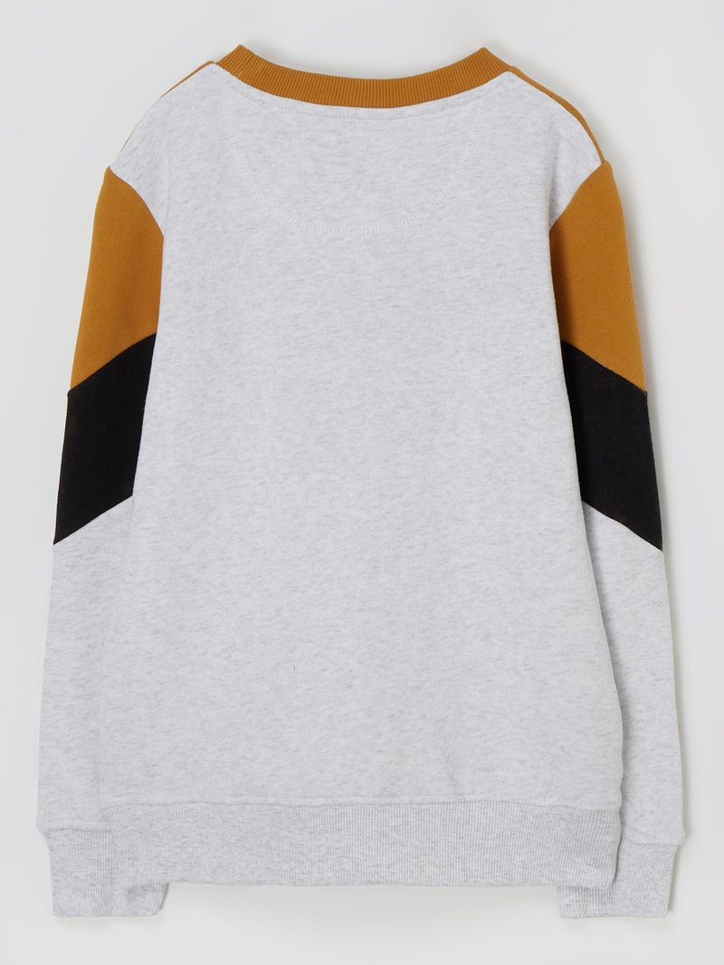 Sweatshirt aus Baumwollmischung in camel