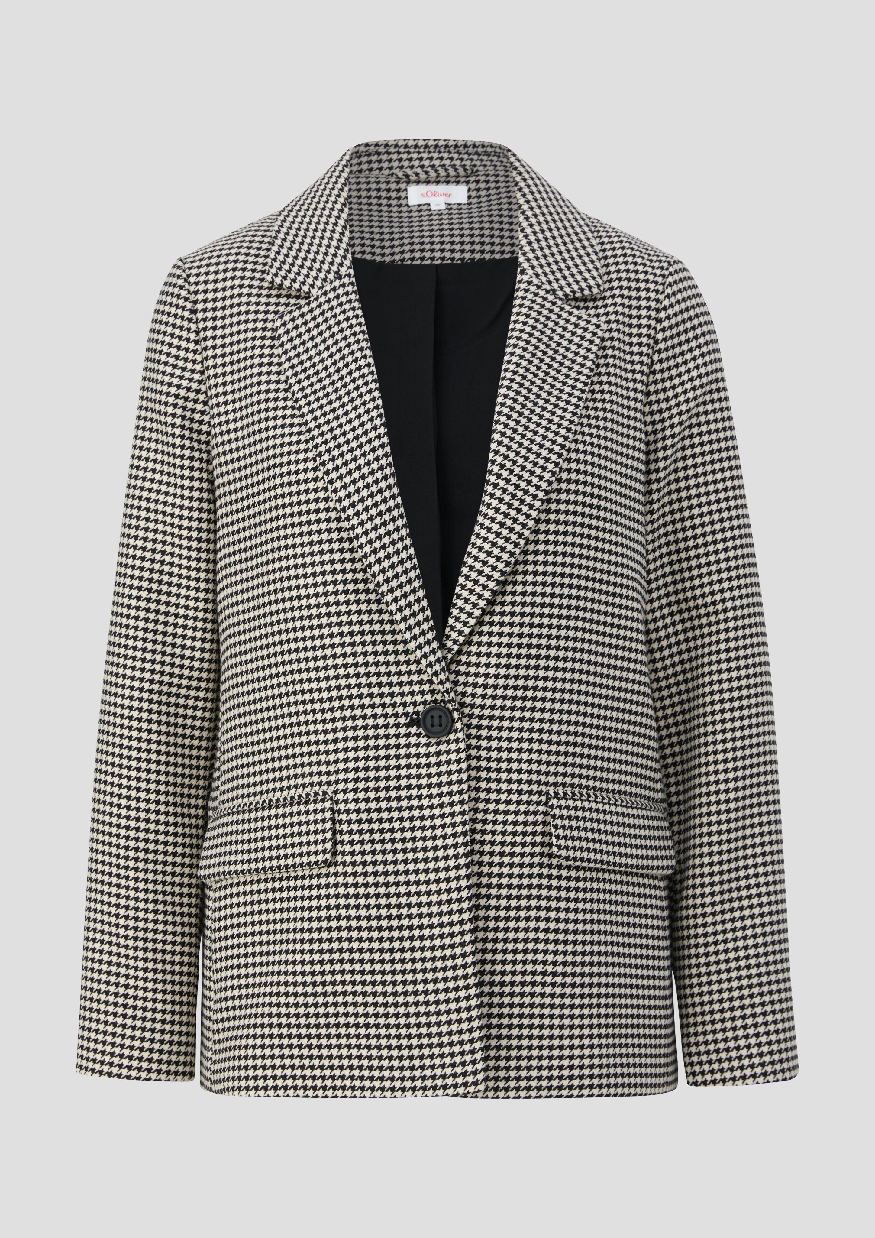 Twill-Blazer mit Viskose  2139163-99R8