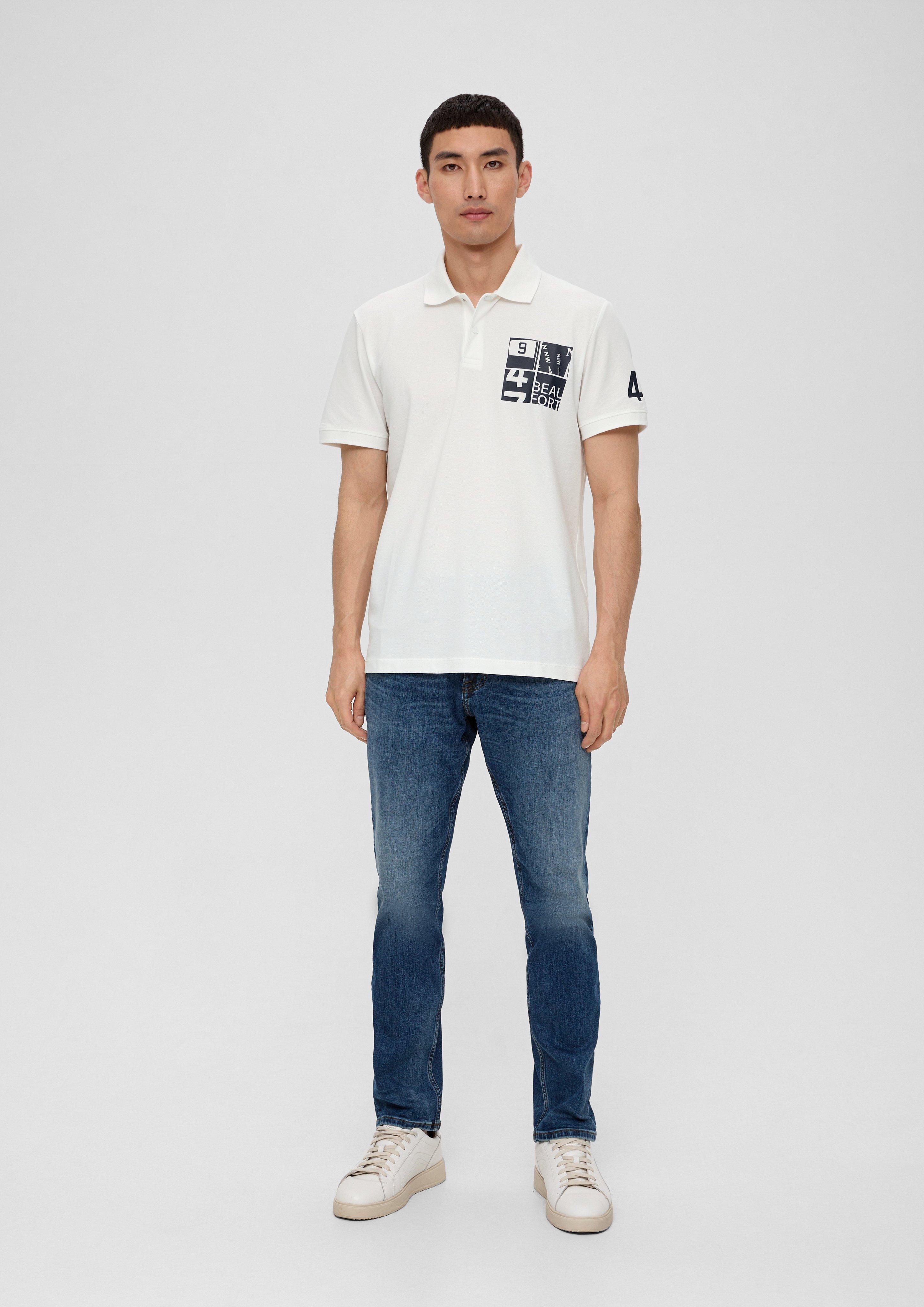 Poloshirt aus Baumwollstretch  2135699-01D1