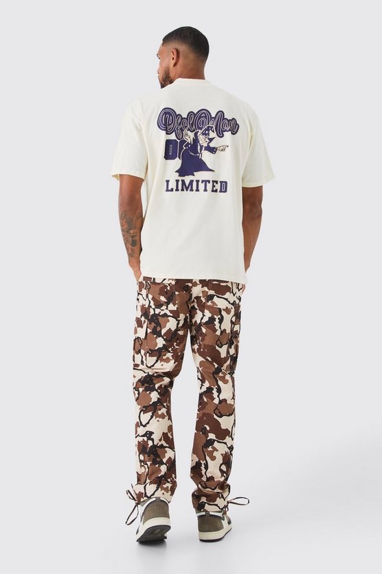 Tall Ripstop Camouflage Hose mit geradem Bein