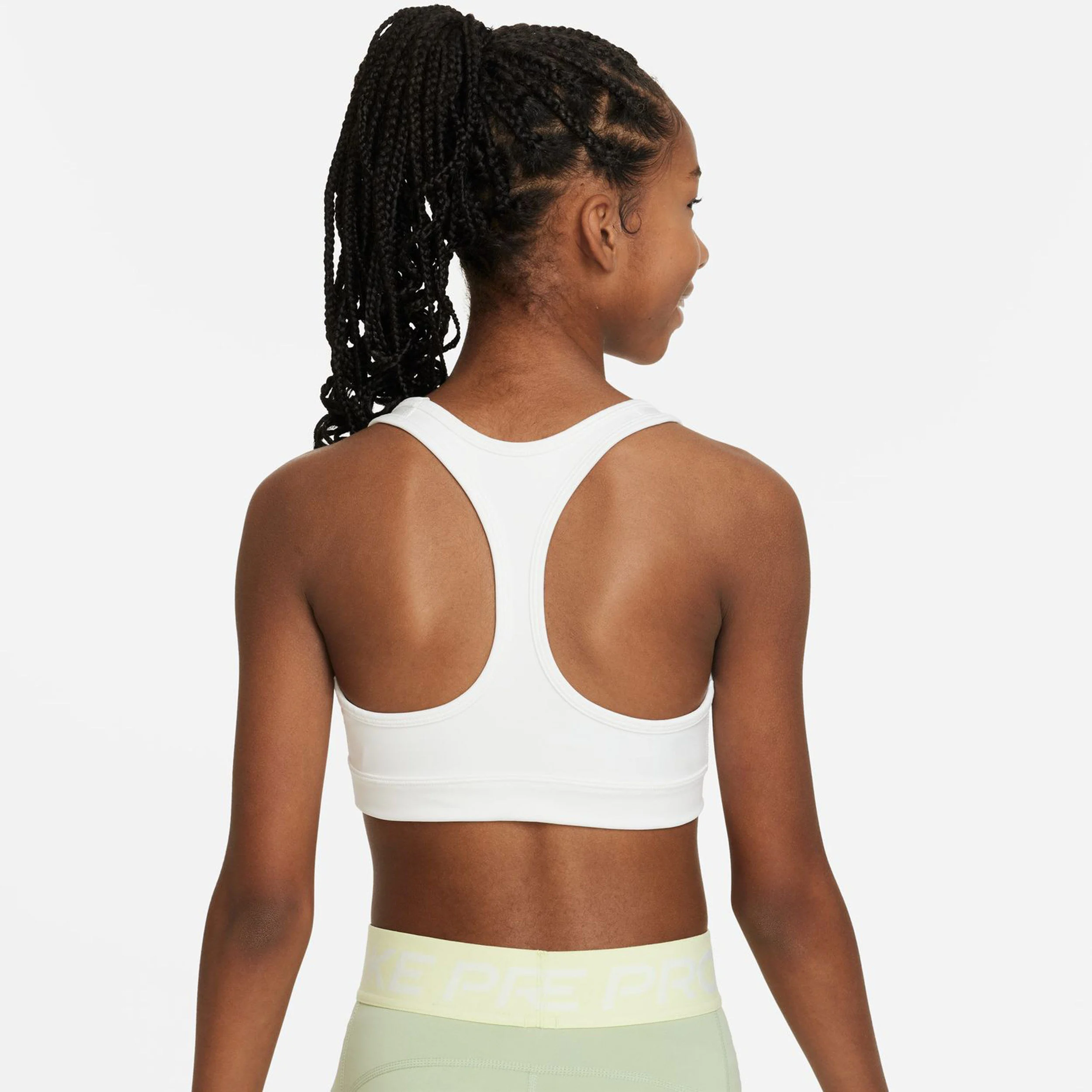 Dri-Fit Swoosh Sport-BH Mädchen - Weiß