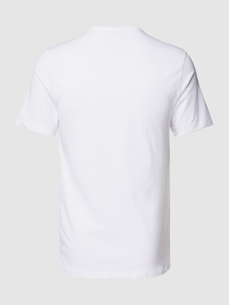 T-Shirt mit Label-Stitching im 3er-Pack in olivgrün