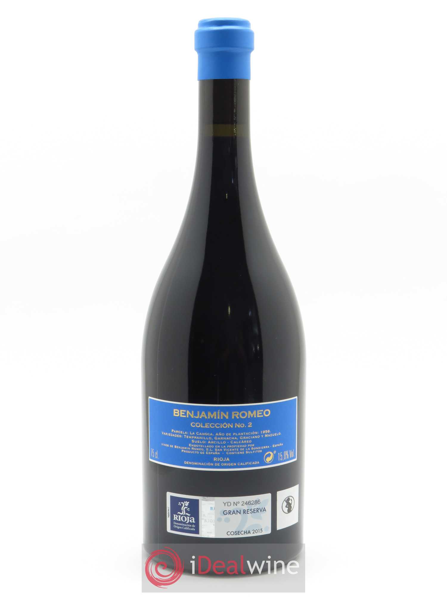 Rioja DOCa Bodega Contador Collection n°2 La Canoca Benjamin Romeo  2015 - Lot de 1 Bouteille