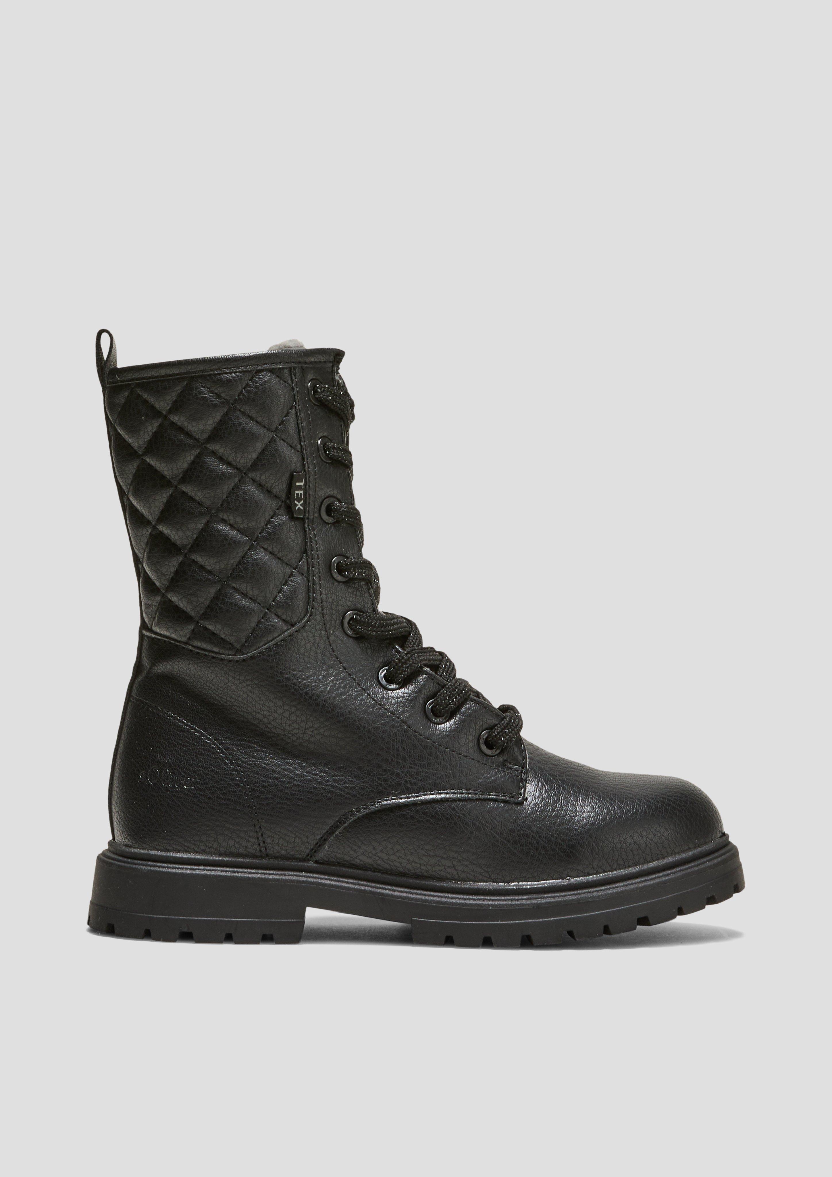 Warm gefütterte Schnürstiefel  6008308-001