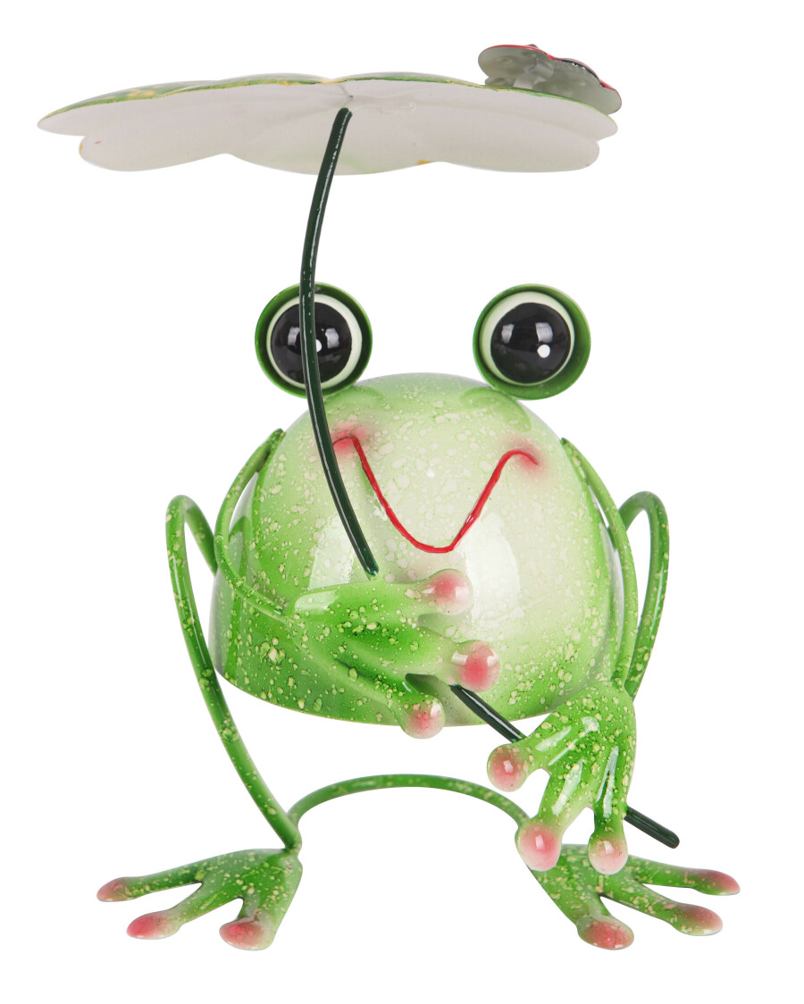 Deko-Frosch aus Blech