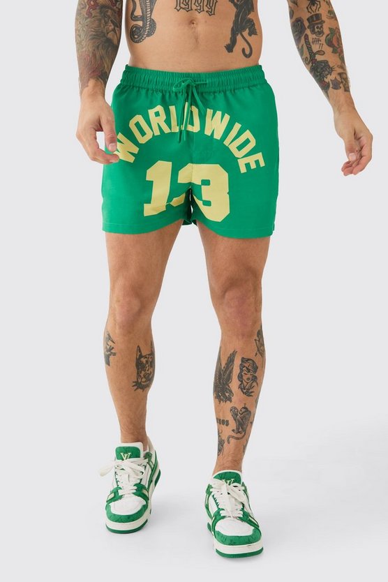 Kurze Worldwide Badehose