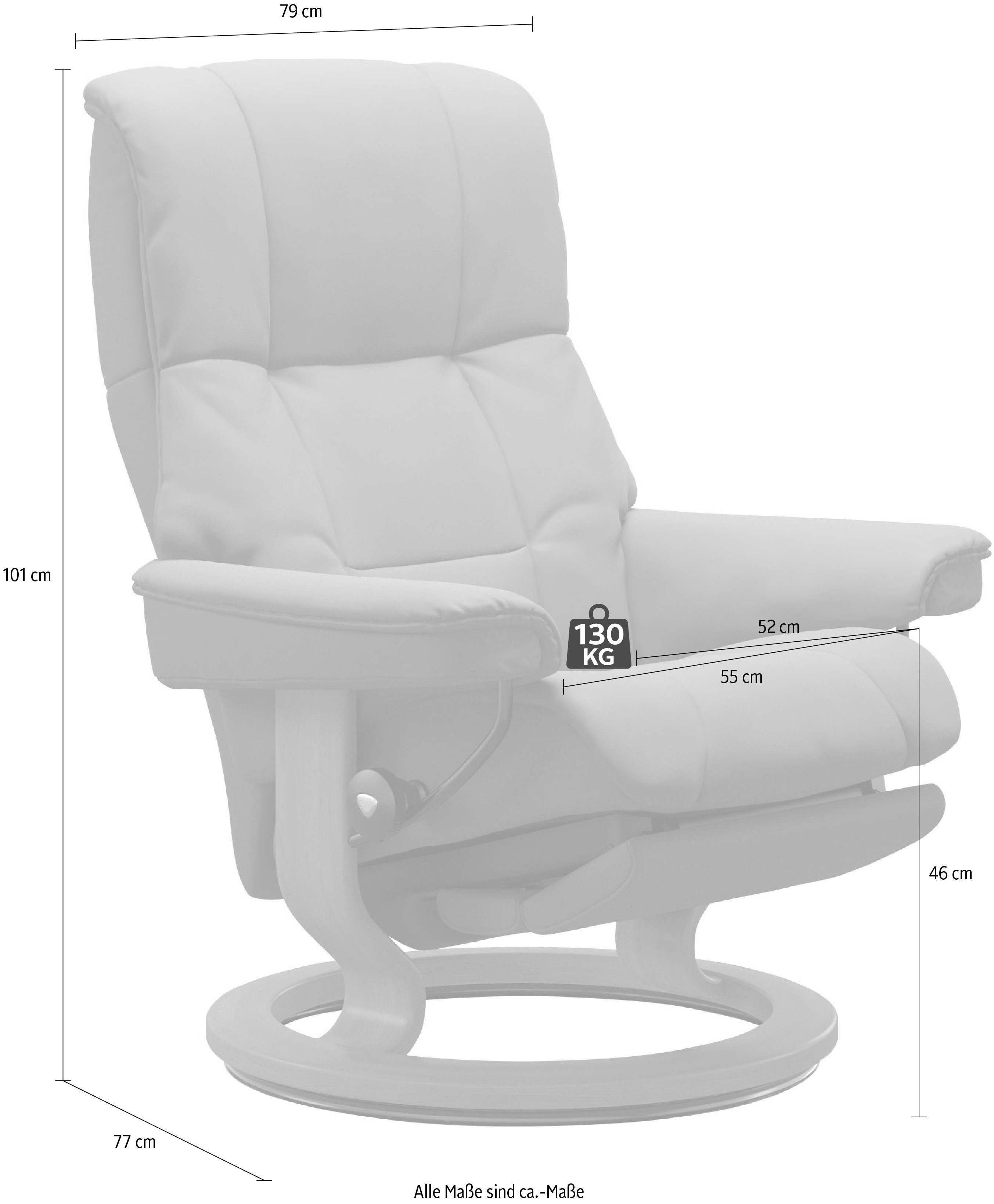 Stressless® Relaxsessel Mayfair, elektrisch verstellbar, optional 2-motorisch, Größe M & L