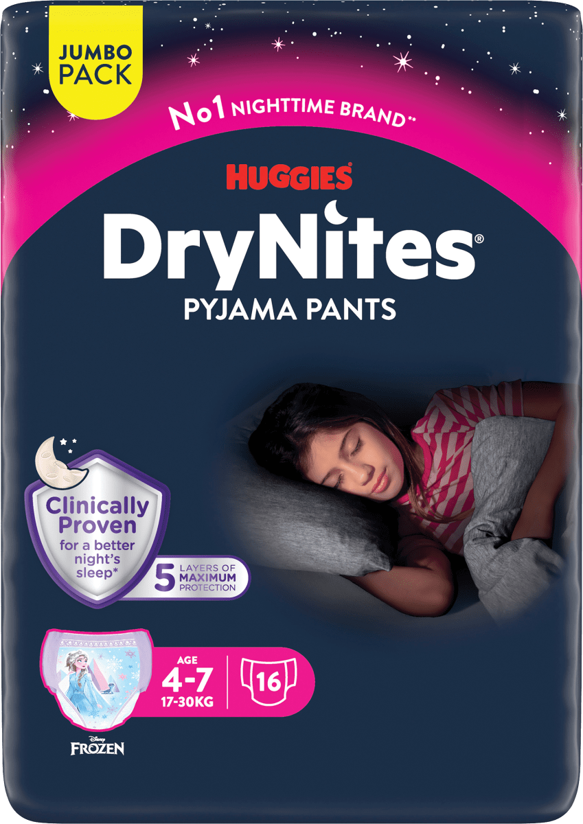 Pyjama Pants Mädchen 4-7 Jahre, Jumbopack, 16 St