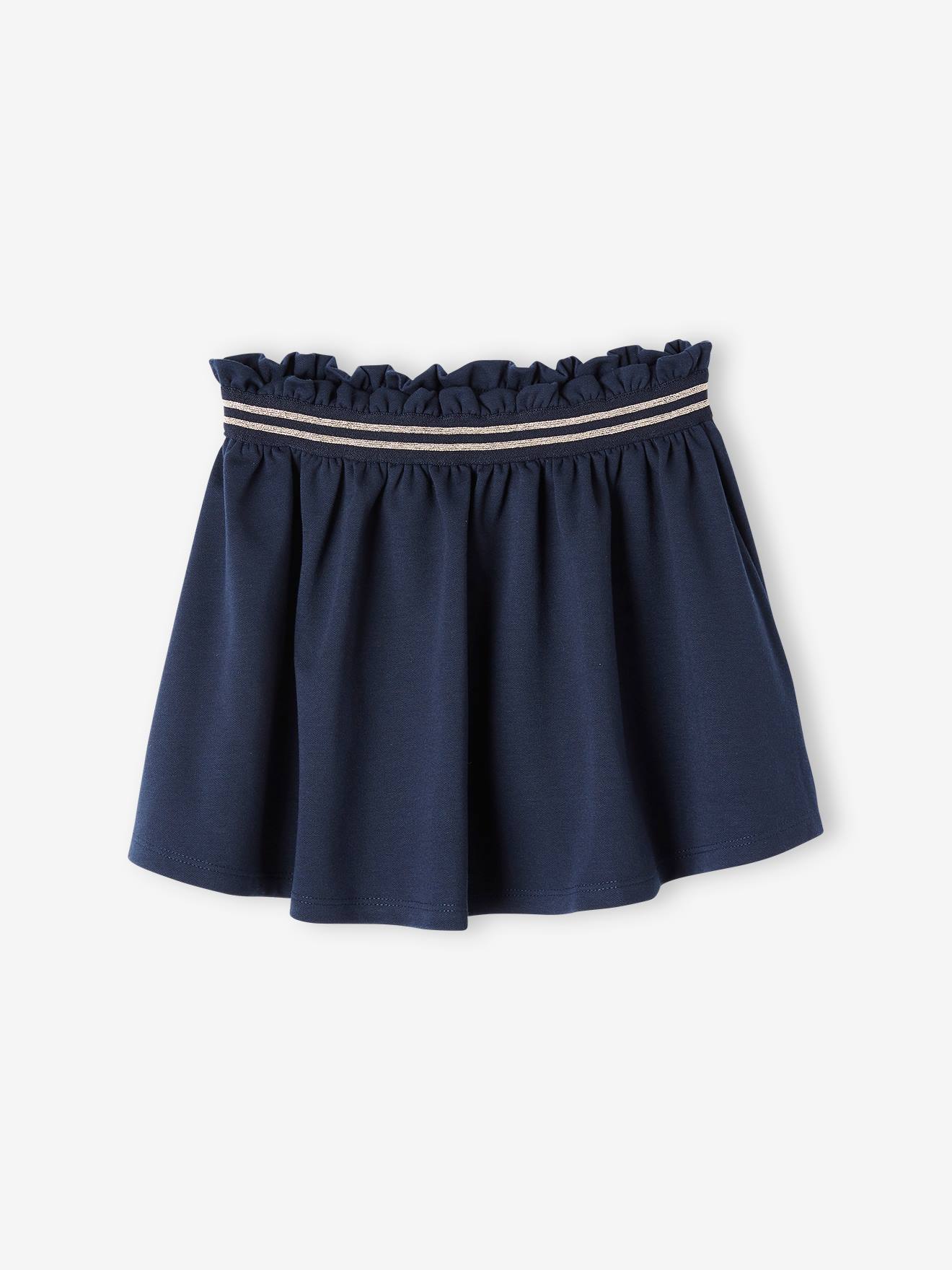 Jupe Basics fille en maille Milano encre