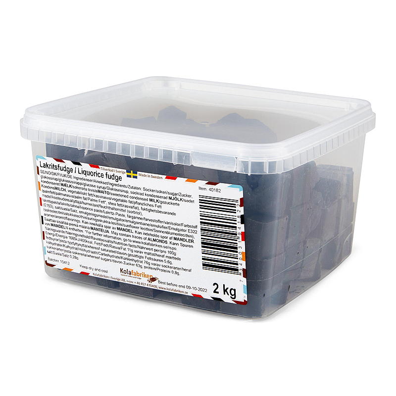 KnallGodt Lakris fudge 2,0 kg karamell