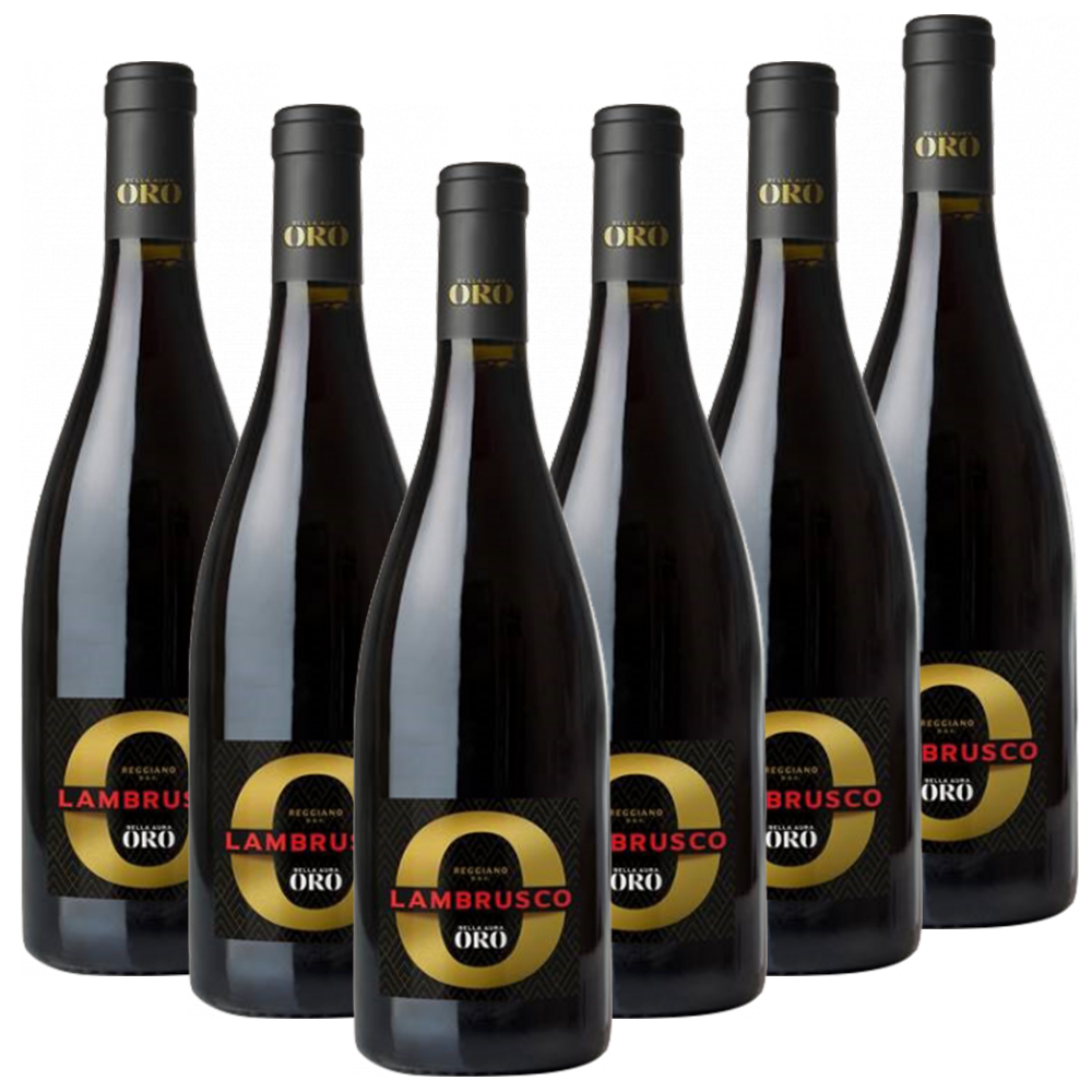 Bella Aura Oro Lambrusco Reggiano DOC Bella Aura Medici Ermete Italien  lieblich - 6er Karton