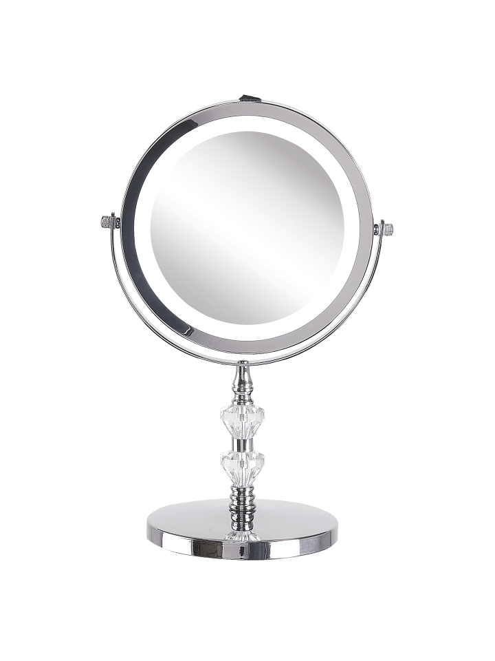 Beliani Kosmetikspiegel LAON in Silber - (W) 20 x (H) 31 x (L) 14 cm günstig kaufen onesize