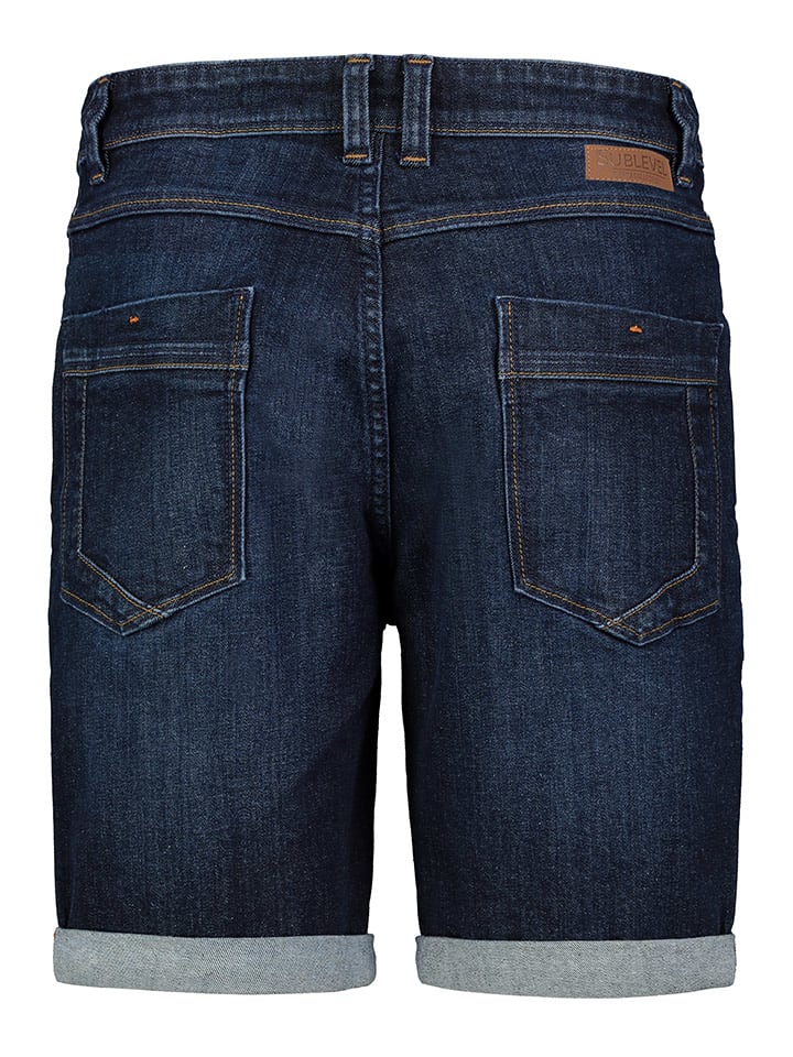 Sublevel Jeans-Bermudas in Dunkelblau günstig kaufen