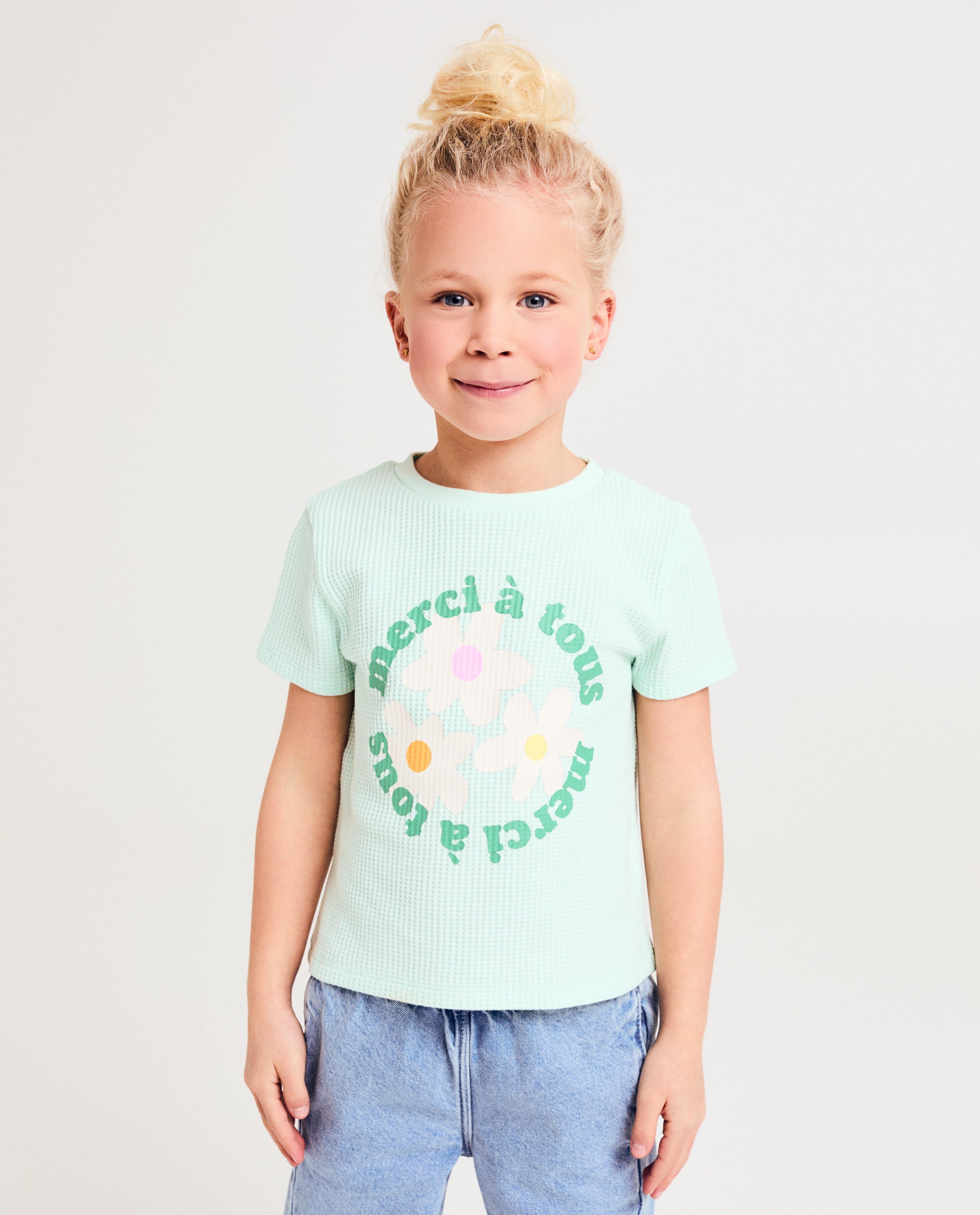 Tricou Samson cu model waffle verde deschis