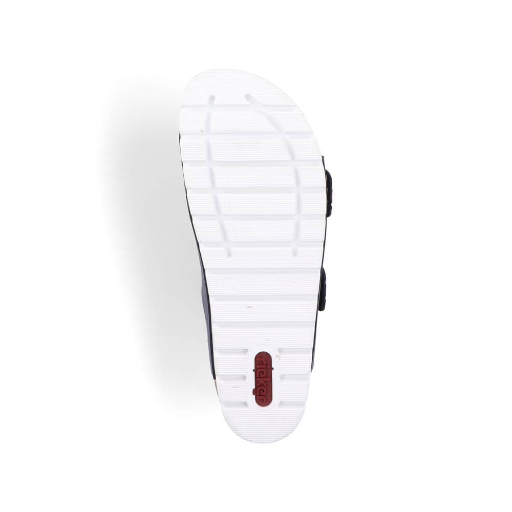 Rieker Damen Pantoletten marineblau