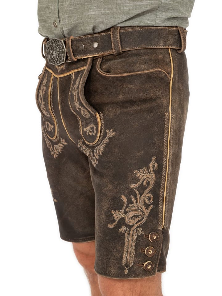 MADDOX Lederhose HOPFENSEE in dunkelbraun günstig kaufen