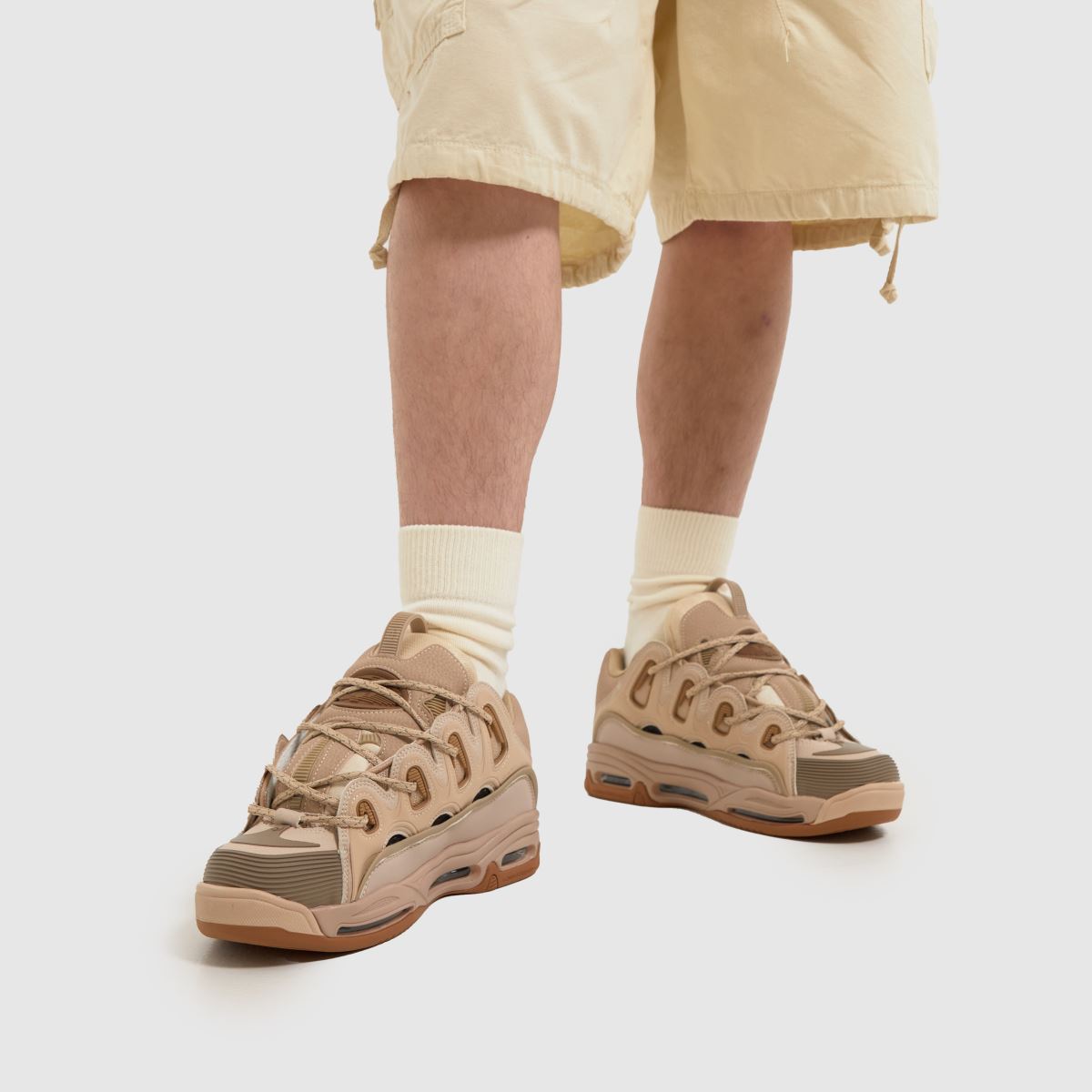 OSIRIS D3 2001 Sneakers i Beige & Brunt