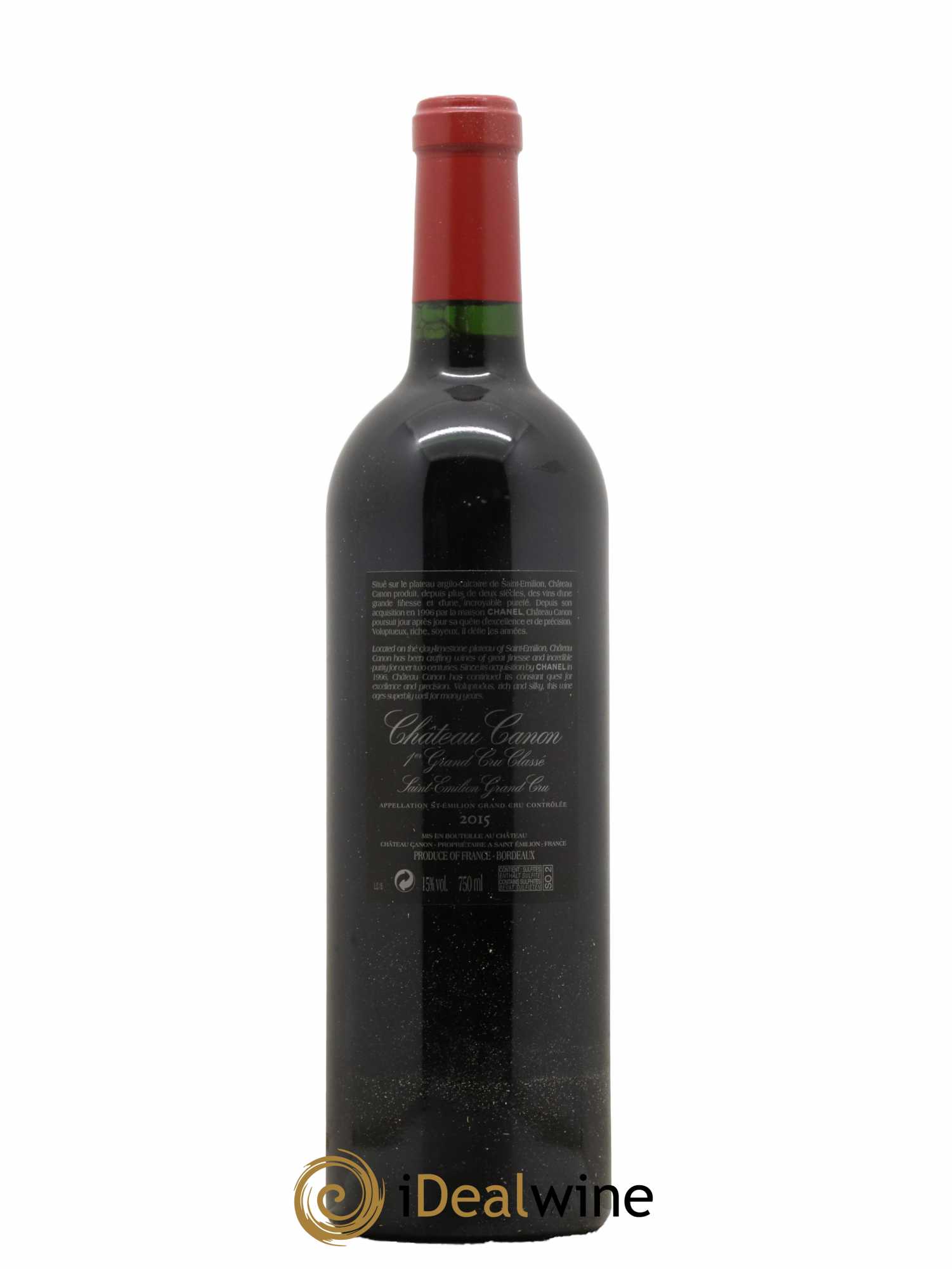 Château Canon 1er Grand Cru Classé B  2015 - Lot de 1 Bouteille