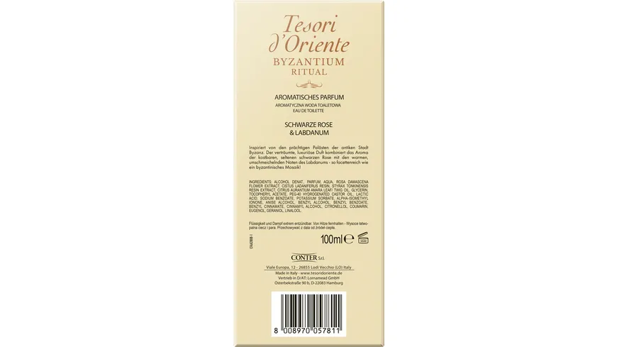 Tesori d’Oriente Byzantium Eau de Toilette 100 ml