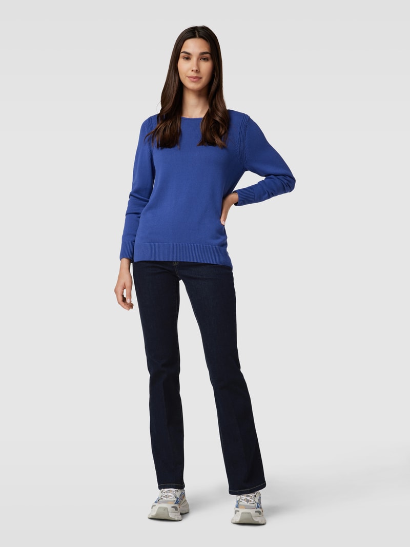 Flared Jeans mit 5-Pocket-Design Modell 'PARIS' in dunkelblau