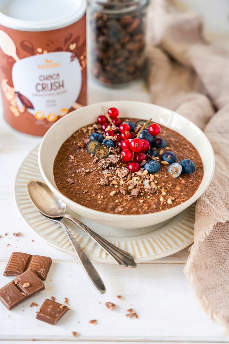Smoothie Bowl Pulver Choco Crush, Milde Choco, 400 g