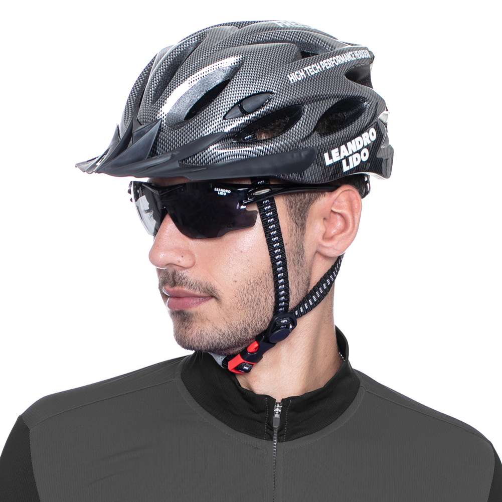 LEANDRO LIDO Freno High Tech Performance Radsport Fahrrad Helm schwarz