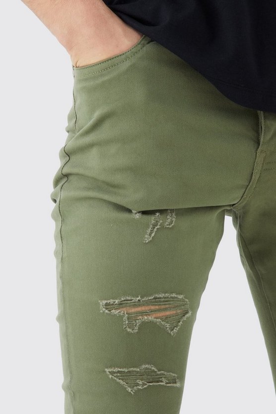 Tall Hose mit Rissen