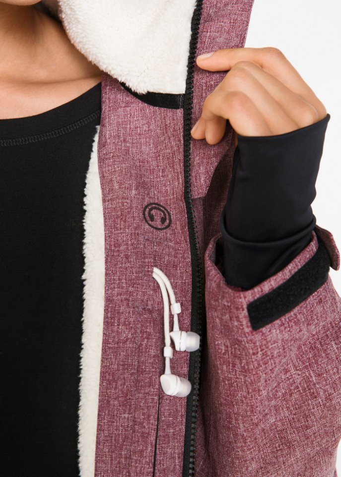 Outdoor-Funktions-Jacke mit Teddyfleece