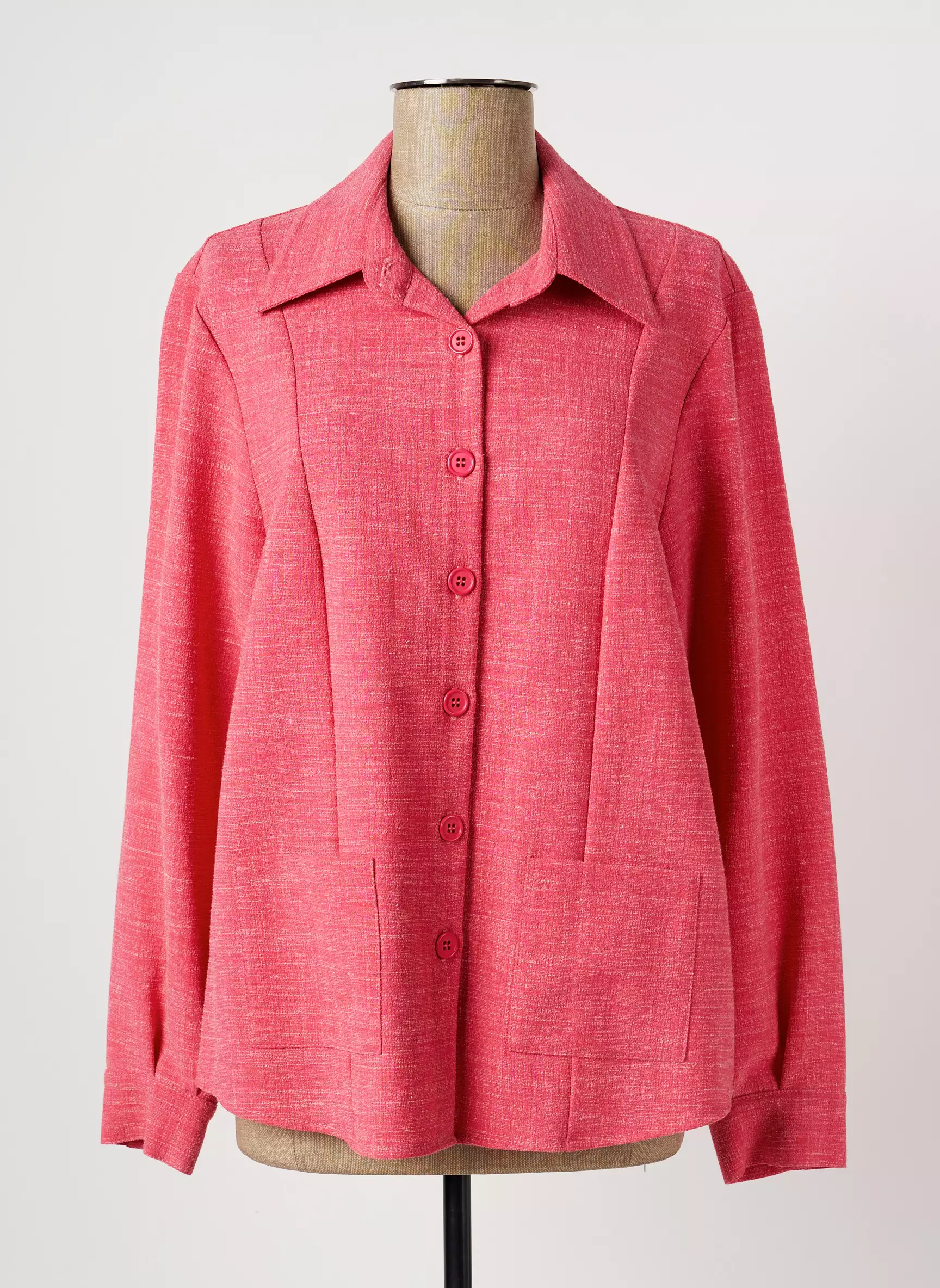 Griffon Vestecasual Femme couleur rose